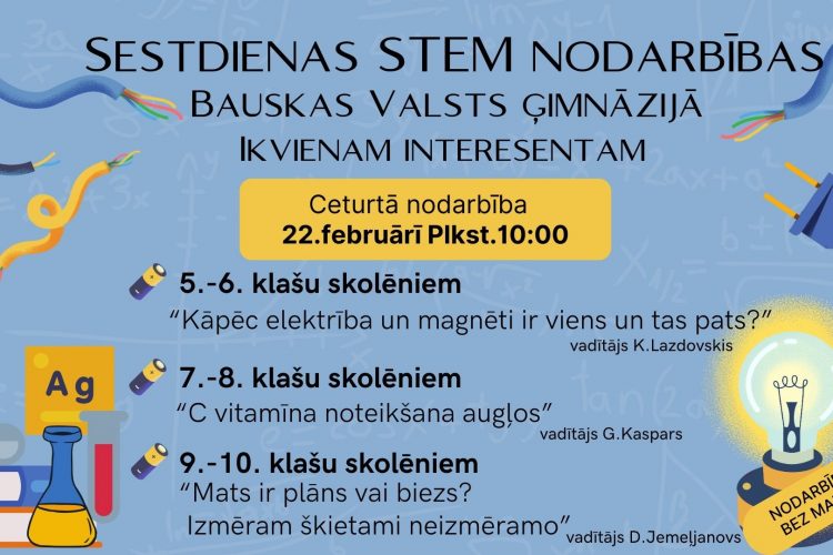Ceturtā STEM nodarbība