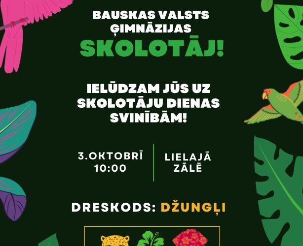 Skolotāju diena 3.oktobrī