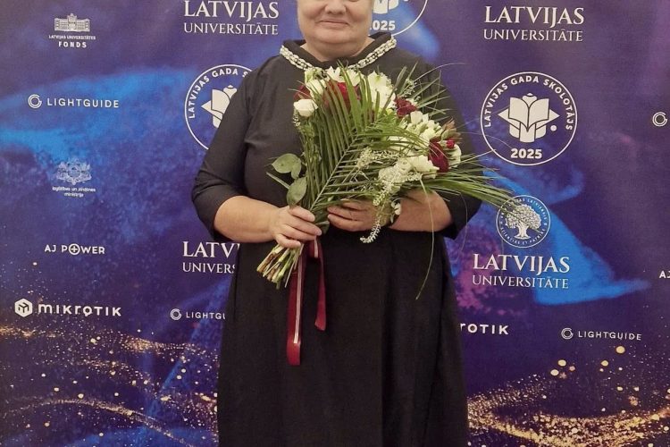 S.Ābelniece nominēta “Latvijas Gada skolotājs 2025”