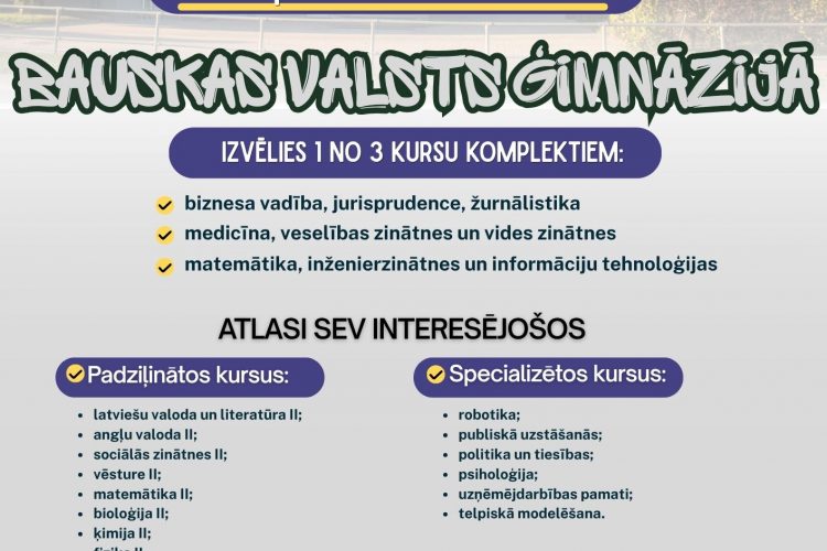 Uzņemšana 10. klasē